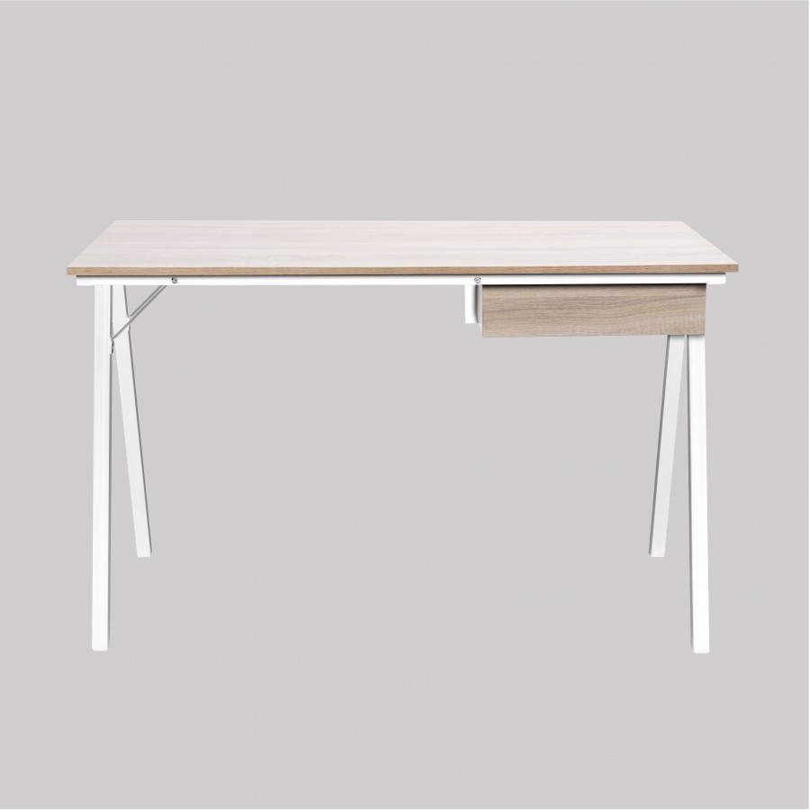 Tyrol Compact Workstation with Suspended Underdesk Drawer